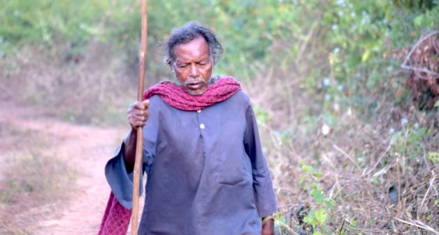 Jhita Kutruka is the lone survivor of Ankurbali village in Niyamgiri hills. (Photo by Basudev Mahapatra)