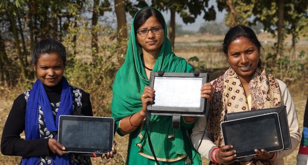 The tablet girls of Ranchi. (Photo by Alok Gupta)