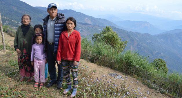 Phincho Tsering Dukpa has decided to sell more than half of his land because of frequent losses. (Photo by Athar Parvaiz)