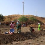 Kiraksal village is in Satara's most drought-prone Maan taluk. Villagers are following the ridge-to-valley method of watershed works. (Photo by Nidhi Jamwal)