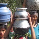 Women and children in J&K spend a lot of time walking to a source of drinking water away from their homes. (Photo by Athar Parvaiz)