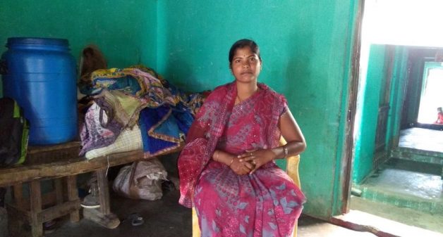 Damayanti Patra has made a mark as a mason in rural Odisha. (Photo by Gram Vikas)