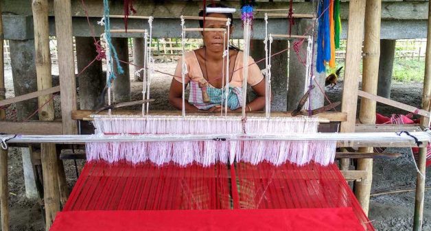 Technology has helped Mising women turn traditional weaving skills into a viable livelihood. (Photo by Abdul Hamid)