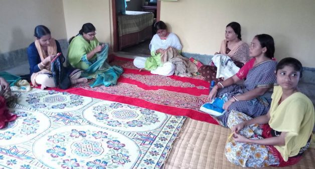 The journey of a mother-daughter duo has revived traditional Kantha embroidery and empowered rural women as craftspersons. (Photo by Dhruba Das Gupta)