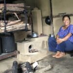 Anita Rai, a resident of Talkharka village, says the new stoves are more efficient (Photo by Nidhi Jamwal)