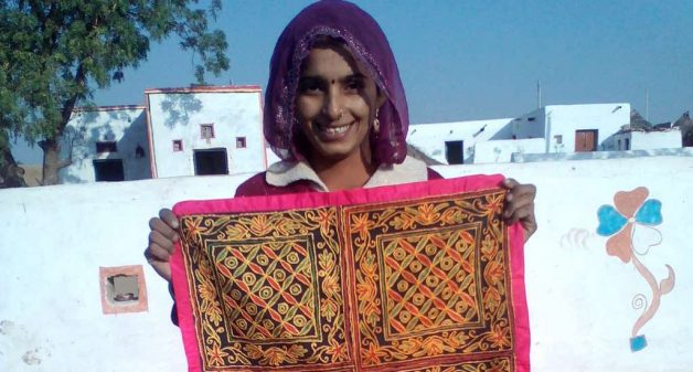 Practiced for personal use, Kashidakari embroidery of Rajasthan has evolved as an important element in contemporary fashion and furnishings (Photo by Tripta Sharma)