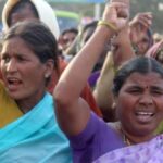 Women, such as Mokshamma of Madya Nisedha Andolana, have been demanding prohibition since 2016 (Photo by Madya Nishedha Andolana)