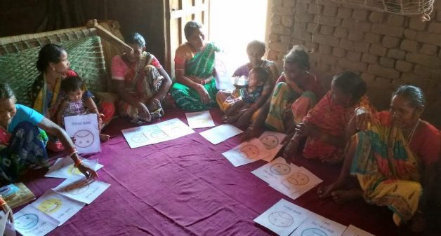 Women farmers of Gandichuan, who are members of a self-help group, enjoy food and nutritional security, enabled by interventions through their collective (Photo by Shashank Deora)