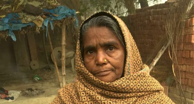Unable to complete documentation formalities, elderly in rural areas like Asharfi Begum did not get the government’s old age pension, till educated youth helped them access it (Photo by Anand Pande)