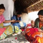 Revival of their traditional embroidery has helped the Lambadi women augment their household income and prevent migration (Photo by Jency Samuel)