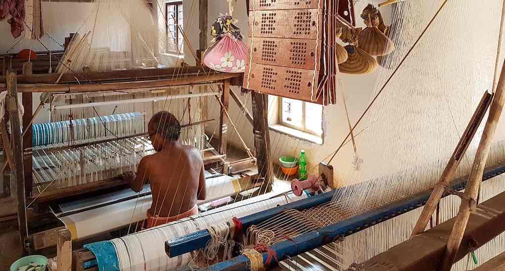 The craft of Kuthampully weavers faces an uncertain future (Photo by Remya Padmadas)