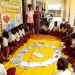 Through stories and games that demystify menstruation, schoolgirls in rural Jharkhand learn about menstrual cycle and hygiene (Photo by PHRN)