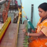 The state government’s support to revive fine muslin cloth has helped many woman weavers in Nabadwip (Photo by Gurvinder Singh)