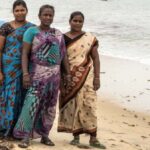 Women in coastal villages in Tamil Nadu like Roachmanagar are now trained how to act in the event of a natural disaster like storm surges (Photo by Sharada Balasubramanian)