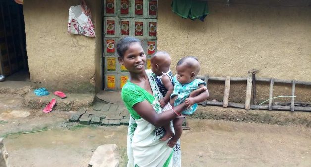 Participatory learning and action meetings have helped participants like Saraswati Bodra take care of the nutrition needs of her twin sons and that of herself before and after delivery (Photo by Gurvinder Singh)