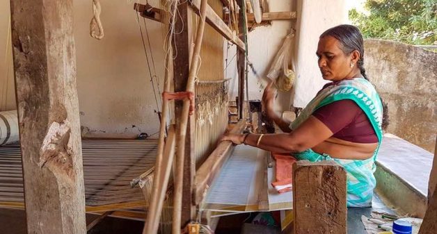 The craft of Kuthampully weavers in Kerala faces an uncertain future (Photo by Remya Padmadas)