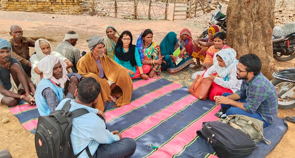 Village Water Sanitation Committee meeting for the planning and implementation of Jal Jeevan Mission