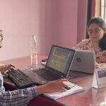the authors working in Vikas Bhawan