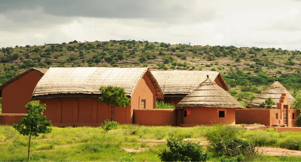 a panoramic view of the Arna Jharna Museum