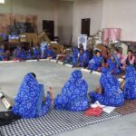 SHGs Cluster level monthly meeting on savings and lendings at Aajeevika Bhavan Manawar, Dhar district