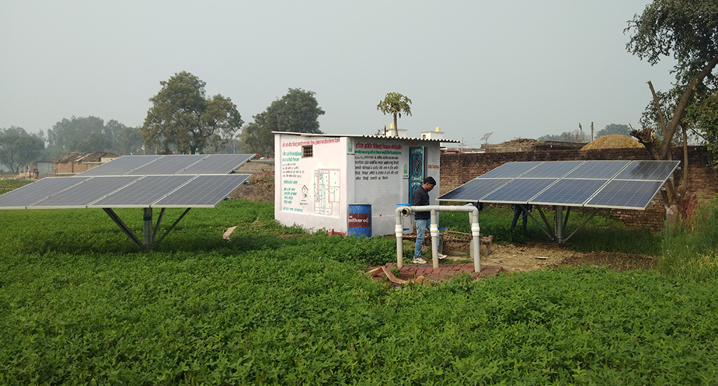 a community-owned solar pump that is providing farmers with a low-cost, eco-friendly system of irrigation